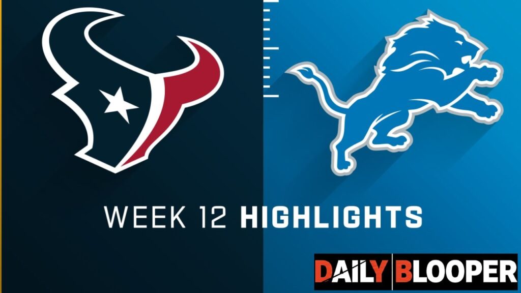 Houston Texans vs Detroit Lions