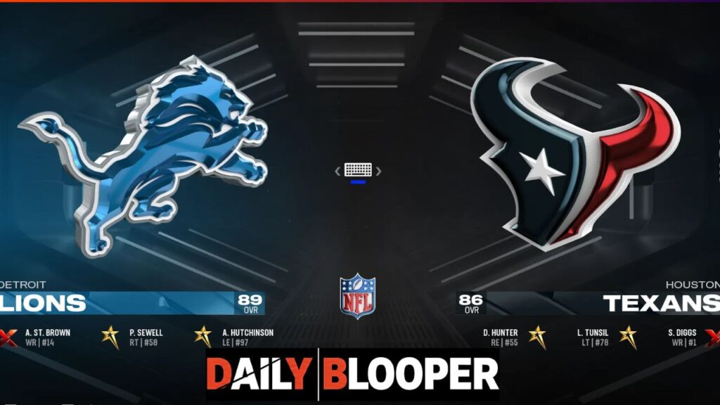 Houston Texans vs Detroit Lions